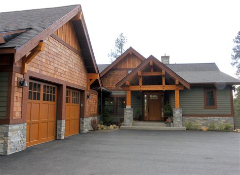 Rugged 4 Bed Home Plan with Finished Lower Level - 23614JD ...