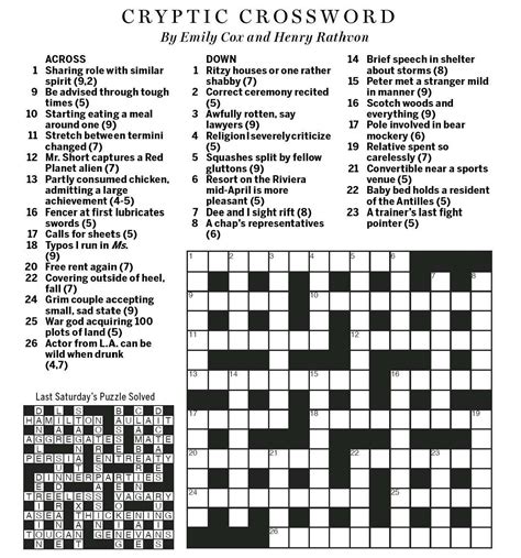 It doesn't rely on arbitrary notation more cryptic than the puzzle itself! Printable Cryptic Crosswords | Printable Template 2021