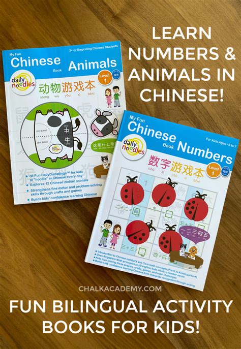 Dailynoodles Chinese Activity Books For Kids Chalk Academy