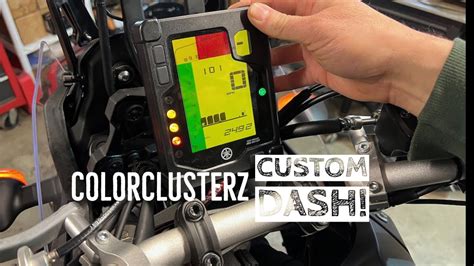 Install Colorclusterz Dash Customization For Yamaha Tenere 700 T700
