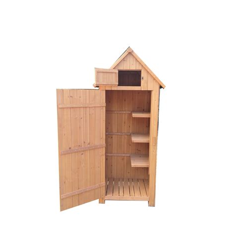 China Factory Custom Backyard Waterproof Wooden Outdoor Storage