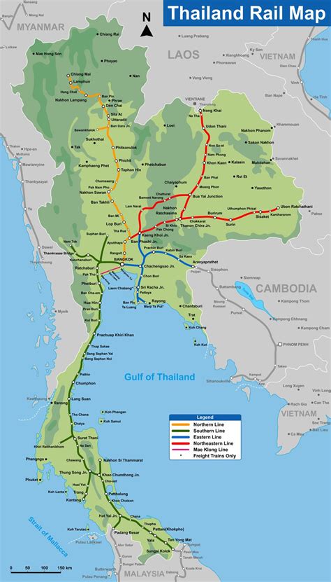 Thailand Map Borders Thailand Map Guide