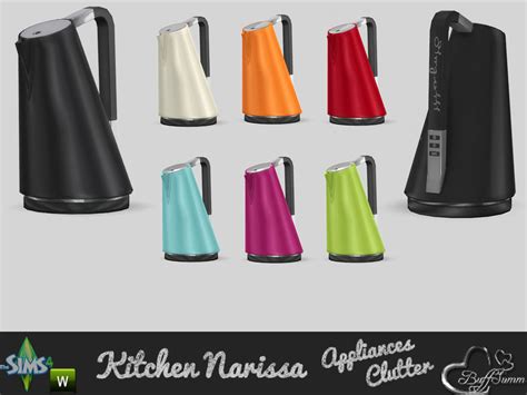 The Sims Resource Clutter Narissa Electric Kettle Decor Only