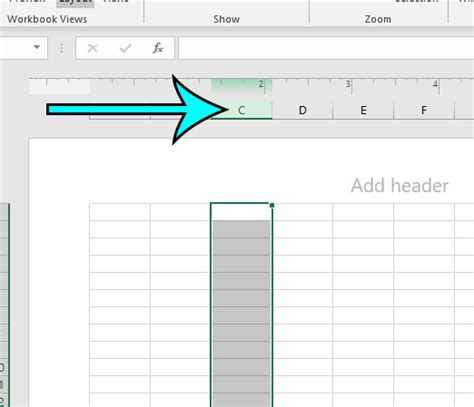 How To Set Excel Column Width In Inches