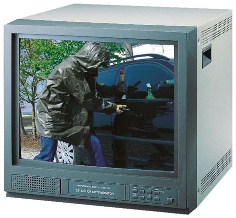 Abus Security Center Tv8151 14in Crt Cctv Monitor Rs