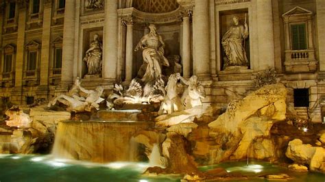 Trevi Fountain Statues HD Wallpaper Pxfuel