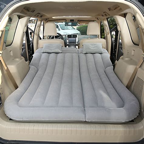 suv air mattress car back seat bed portable travel airbed fast inflatable outdoor beach camping