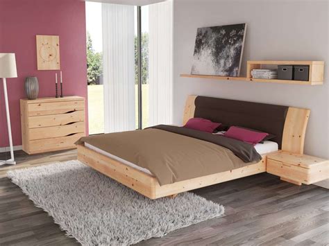 Nachhaltigkeit von zirbenholzbetten aus österreich. Schlafzimmer aus Massivholz Zirbe mit Zirbenbett „Nadine ...
