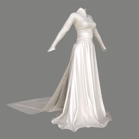 Wedding Dress 3D model | CGTrader