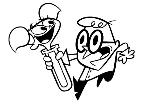 Fun Coloring Pages: Dexter's Laboratory Coloring Pages