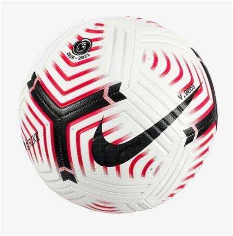 Nike 2021 English Premier League Strike Match Ball Whitelaser Crimson