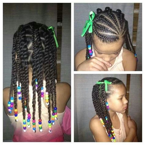 But kids require all together with a new braiding style which can be fun, quirky and funky just like they will love. Kids braid style | Braids natural hair twist and dred loc ...