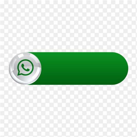 A Green Button With The Message Whatsapp On It Png Transparent Background