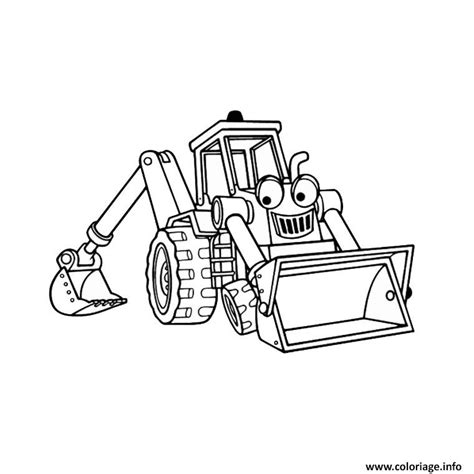 dessin à imprimer Dessin A Imprimer De Tracteur Avec Fourche