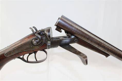 Belgian W Richards Under Lever Hammer C R Antique Ancestry Guns