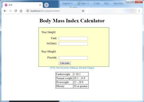 Solved Body Mass Index Bmicalculatorbmi Is A Measure Of
