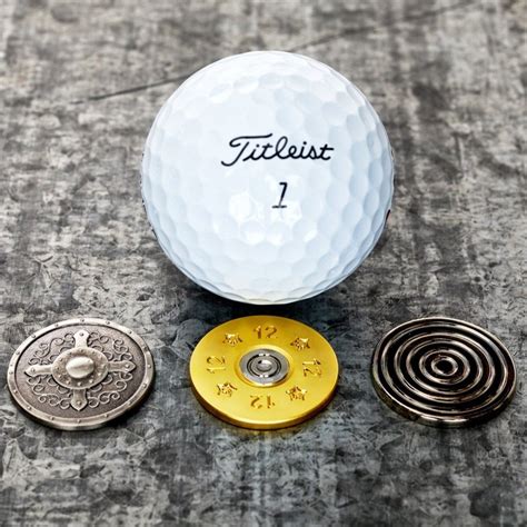 Gentlemans Trio Magnetic Golf Ball Marker Set Full Metal Markers