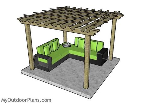 10x10 Pergola Plans Myoutdoorplans