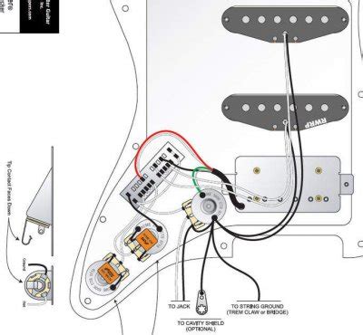 Jan 06, 2020 · fender stratocaster wiring diagram with middle & bridge tone this standard stratocaster wiring diagram features a neck tone (0.02mfd) and a bridge & middle tone (0.02mfd). Fender Mij Strat Hss Wiring Diagram