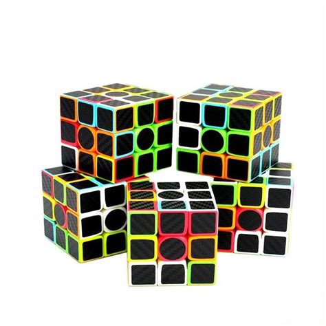 Rubiks Cube 3x3 Fibre De Carbone Roi Du Casse Tête