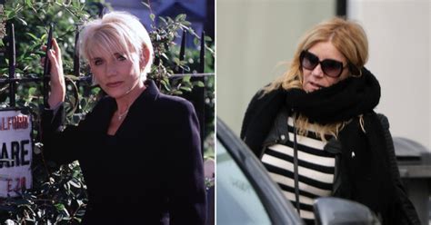Eastenders Michelle Collins Spotted On Set As Dead Cindy Beale