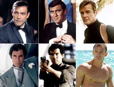 All The James Bonds In Order Delmultifiles