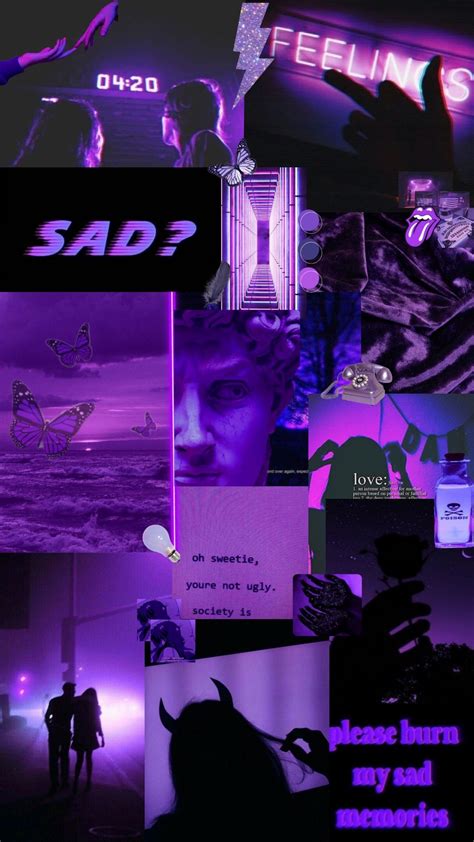 Wallpaper Aesthetic Black And Purple Purple And Black Aesthetic