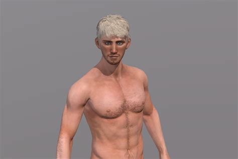 Naked Man Rigged 3d Game Character 3d Model 8 Blend C4d Fbx Obj Free3d