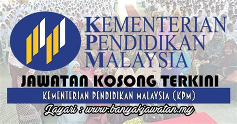 26 mac 2021 pembekal set data: Jawatan Kosong di Kementerian Pendidikan Malaysia (KPM ...