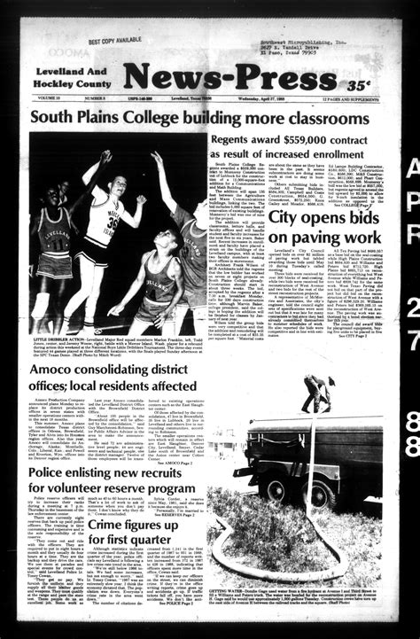 Levelland and Hockley County News-Press (Levelland, Tex.), Vol. 10, No