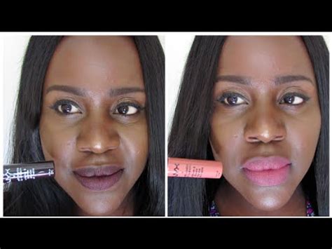 Putting lanolin on my lips every night before bed (and staying hydrated in general) has been part of my skincare routine for a while now. NYX SOFT MATTE LIP CREAM: LIP SWATCHES ON DARK SKIN - YouTube
