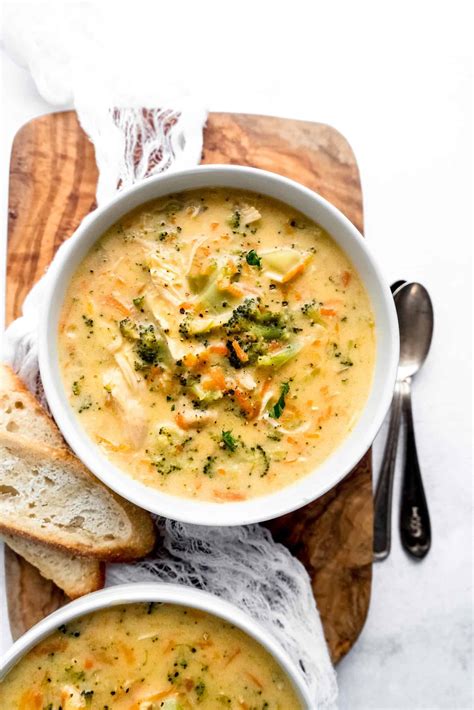 Instant Pot Broccoli Cheddar Chicken Soup The Windy City Dinner Fairy