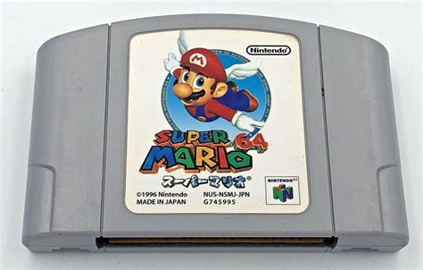 Super Mario 64 Nintendo 64 Japan N64 Cartridge Japanese Version