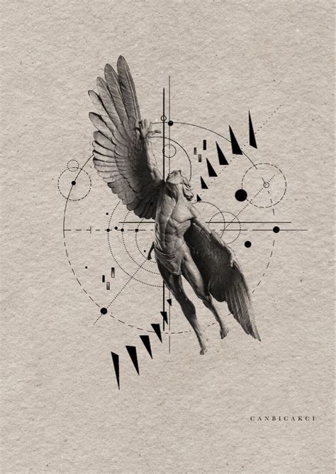 Icarus Tattoo Design Sketch Style Tattoos Tattoo Design Drawings