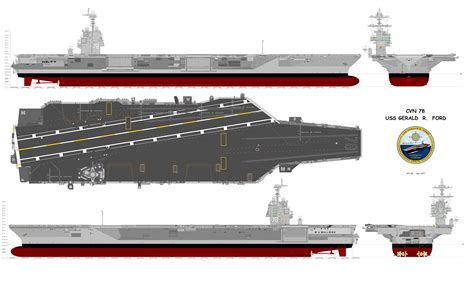 Us Navy 21st Century Cvn 78 Ford Class Aircraft Carrier Ford