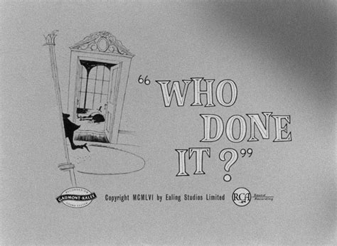 Who Done It 1956