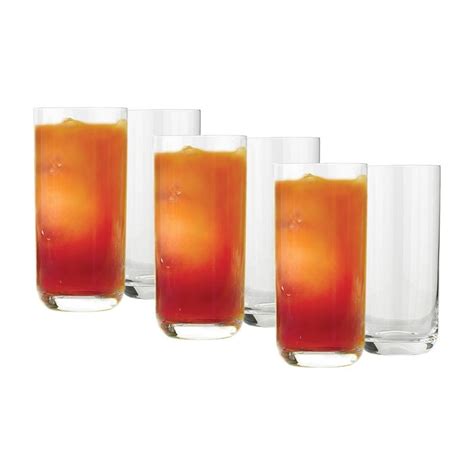 Ecology Classic Crystal Highball Glass 430ml Set Of 6 Mydeal
