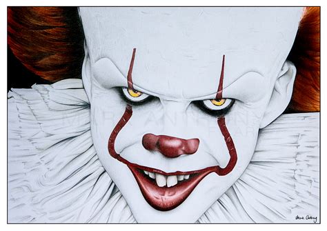 Pennywise It Formula 1 And Movie Art By Mark Anthony