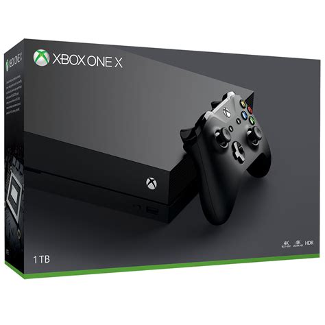 Microsoft Xbox One X 1tb Console Black Cyv 00001 Refurbished