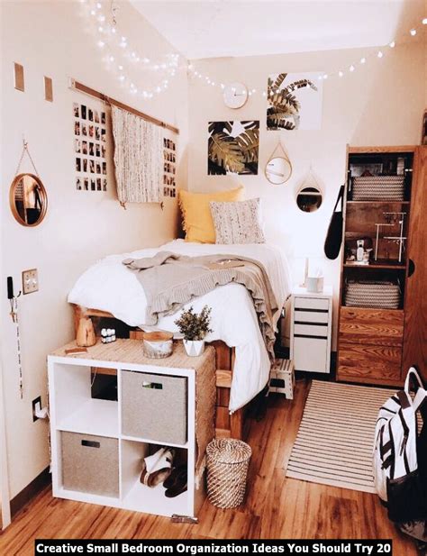 Boost your daily routine, starting in the bedroom. Creative Small Bedroom Organization Ideas You Should Try ...