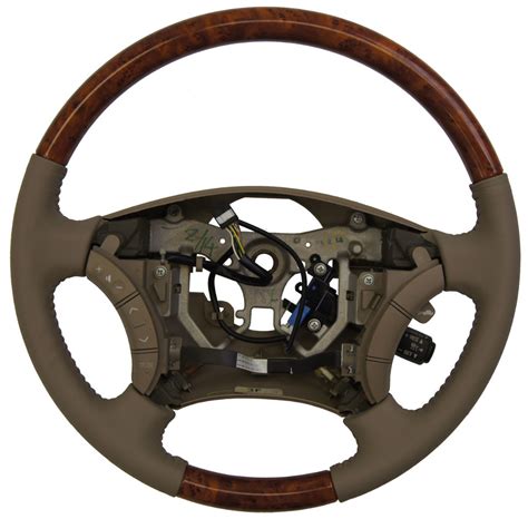 2006 2010 Toyota Sienna Steering Wheel Fawn Tan Leather Wwood New