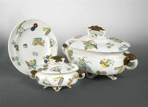 A Royal Worcester Aesthetic Movement Part Dinner Service