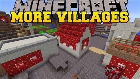 Minecraft More Villages Themed Villages In Every Biome Mod Showcase
