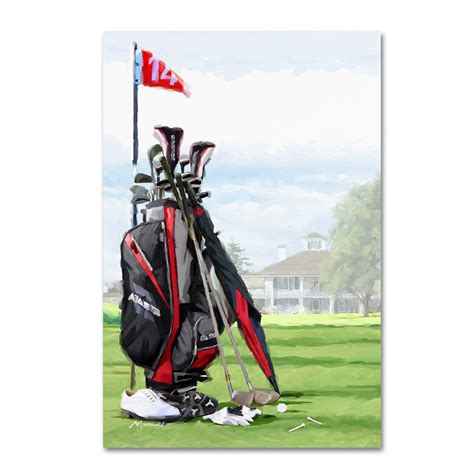 Trademark Fine Art Golfbag Canvas Art By The Macneil Studio Walmart