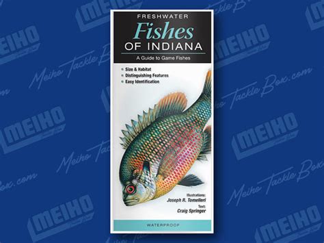 Freshwater Fishes Of Indiana Quick Reference Guide Meiho Tackle Box