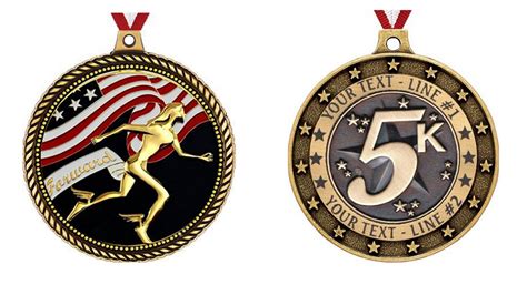 5k Running Medal Custom Medals