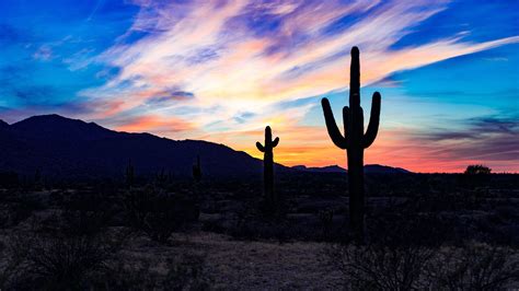 Arizona Desert Sunset Wallpapers Top Free Arizona Desert Sunset