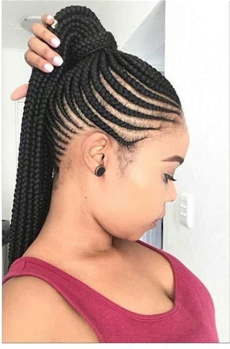 Though eboy styles are typically straight, you can add more curls or waves. Carrot Braids Hairstyle in 2020 | African hair braiding ...