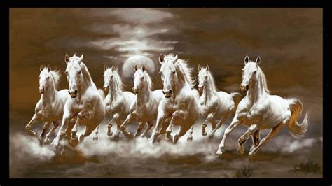 Seven White Horse Wallpaper Hd In Tutorial Pics