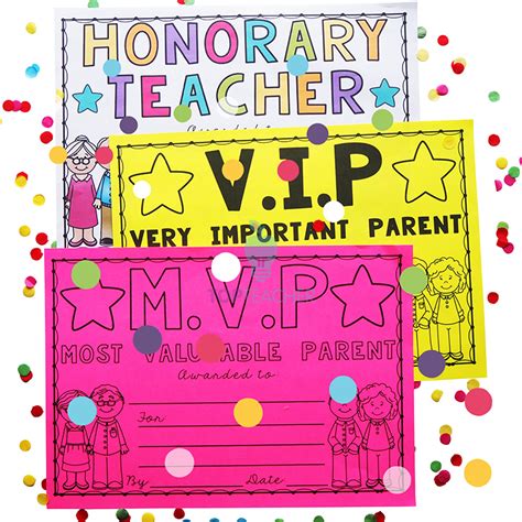 Parent Certificates Editable Top Teacher